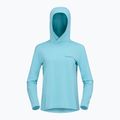 Women's trekking sweatshirt NORRONA Femund Tech Hood aqua haze 6