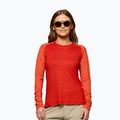 Women's trekking long sleeve NORRONA Femund PureUll LS aura orange/paprika