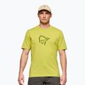 Men's T-shirt NORRONA Cotton Viking golden lime