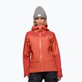 Women's rain jacket NORRONA Falketind Gore-Tex deep sea coral/baked apple