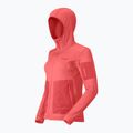 Women's trekking sweatshirt NORRONA Falketind Warm2 Stretch Hood deep sea coral/baked apple 7