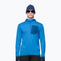 Men's trekking sweatshirt NORRONA Falketind Warm1 Hood brilliant blue/dark blue