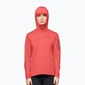 Women's trekking sweatshirt NORRONA Falketind Warm1 Hood deep sea coral/baked apple