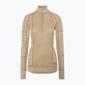 Women's thermal sweatshirt KARI TRAA Smekker Half Zip mocha 3