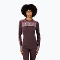 Women's thermal sweatshirt KARI TRAA Ines cocoa powder