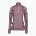 Women's thermal sweatshirt KARI TRAA Smekker Half Zip cocoa powder 4
