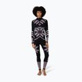Women's thermal sweatshirt KARI TRAA Faith Half Zip black 2