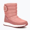 Viking Footwear Equip Warm Waterproof 1V Pull On pink children's snow boots