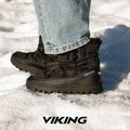 Snow boots Viking Footwear Snowflake Warm Waterproof SL black 9