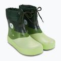 Children's Wellington Boots Viking Footwear Alv Barefoot Paw Print light green/green 10