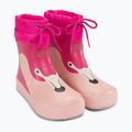 Children's Wellington Boots Viking Footwear Alv Barefoot Paw Print light pink/magenta 10