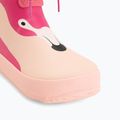 Children's Wellington Boots Viking Footwear Alv Barefoot Paw Print light pink/magenta 7
