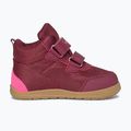 Children's barefoot shoes Viking Footwear Alv Barefoot Mid 2V Waterproof burgundy 9
