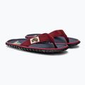 Gumbies Islander navy blue and maroon flip flops 5