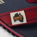 Gumbies Islander navy blue and maroon flip flops 7