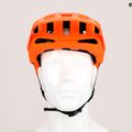 Bicycle helmet POC Kortal Race MIPS fluorescent orange/uranium/black matt 9