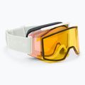 Smith Squad white vapor/chromapop everyday rose gold mirror ski goggles