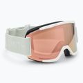 Smith Squad white vapor/chromapop everyday rose gold mirror ski goggles 2