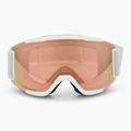 Smith Squad white vapor/chromapop everyday rose gold mirror ski goggles 3