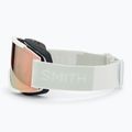 Smith Squad white vapor/chromapop everyday rose gold mirror ski goggles 5