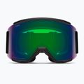 Ski goggles Smith Squad XL black/chrpeverydaygreenmirror/ chrpstormroseflash 2