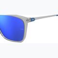 Under Armour Reliance crystal grey/blue multilayer men's sunglasses 7