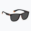 Polaroid PLD 8049/S black orange/grey polarised children's sunglasses
