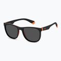 Polaroid PLD 8049/S black orange/grey polarised children's sunglasses 2