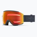 Ski goggles Smith Sequence OTG S2 slate/chromapop everyday red mirror