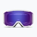 Ski goggles Smith Squad white vapor/chromapop everyday violet mirror/clear 2