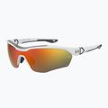 Men's Under Armour Yard Pro matte white/orange multilayer oleophobic sunglasses 2