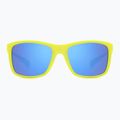 Polaroid PLD 8053/S matte yellow azure/blue mirror polarised children's sunglasses 3