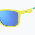 Polaroid PLD 8053/S matte yellow azure/blue mirror polarised children's sunglasses 5