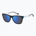 Polaroid PLD 2138/S matte black blue/blue mirror polarised sunglasses 2