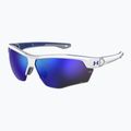 Under Armour Yard Dual S3 matte white blue/blue multilayer oleophobic sunglasses 2