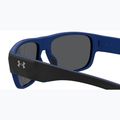 Men's Under Armour Scorcher matte black blue/blu sky mirror sunglasses 6
