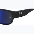 Men's Under Armour Scorcher matte black blue/blu sky mirror sunglasses 7
