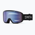 Ski goggles Smith Blazer black/blue sensor mirror 5