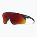 Smith Attack MAG MTB matte black/chromapop red mirror sunglasses