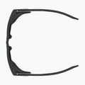 Men's Under Armour Glacial matte black/grey blue mirror silver polarized sunglasses o 5