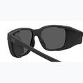 Men's Under Armour Glacial matte black/grey blue mirror silver polarized sunglasses o 6