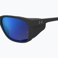 Men's Under Armour Glacial matte black/grey blue mirror silver polarized sunglasses o 7