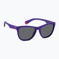 Polaroid PLD 8056/S matte violet/grey polarised children's sunglasses