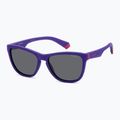 Polaroid PLD 8056/S matte violet/grey polarised children's sunglasses 2