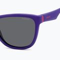 Polaroid PLD 8056/S matte violet/grey polarised children's sunglasses 5