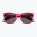 Polaroid PLD 8056/S matte pink/grey polarised children's sunglasses 4