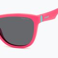 Polaroid PLD 8056/S matte pink/grey polarised children's sunglasses 5