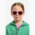 Polaroid PLD 8056/S matte pink/grey polarised children's sunglasses 6