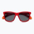 Polaroid PLD 8057/S matte red/grey polarised children's sunglasses 4