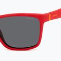Polaroid PLD 8057/S matte red/grey polarised children's sunglasses 5